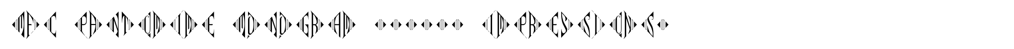 MFC Pantomime Monogram (1,000 Impressions) image